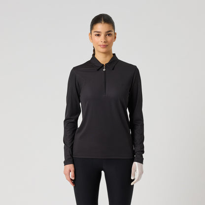 Daily Sports Ribbed LS polo - Dame