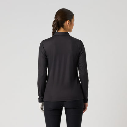 Daily Sports Ribbed LS polo - Dame