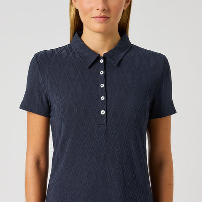 Daily Sports Graphic Jaquard SS polo - Dame