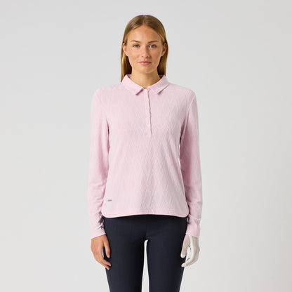 Daily Sports Graphic Jaquard LS polo - Dame