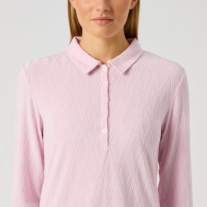 Daily Sports Graphic Jaquard LS polo - Dame