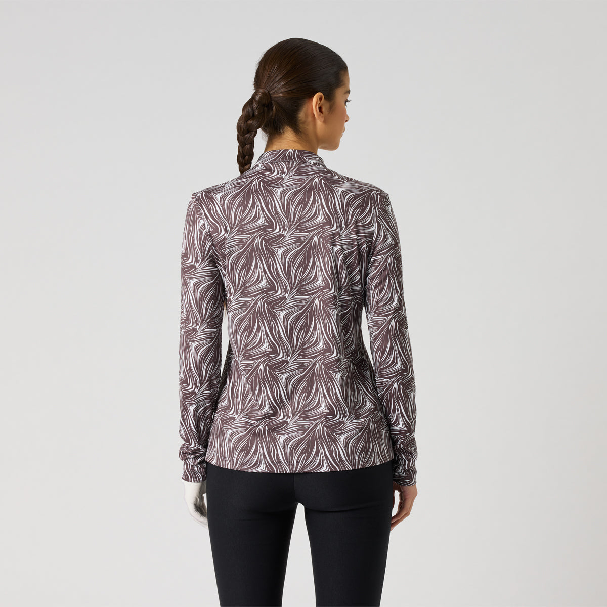 Daily Sports Dull Printed LS Half Neck - Dame