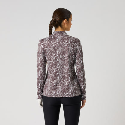 Daily Sports Dull Printed LS Half Neck - Dame
