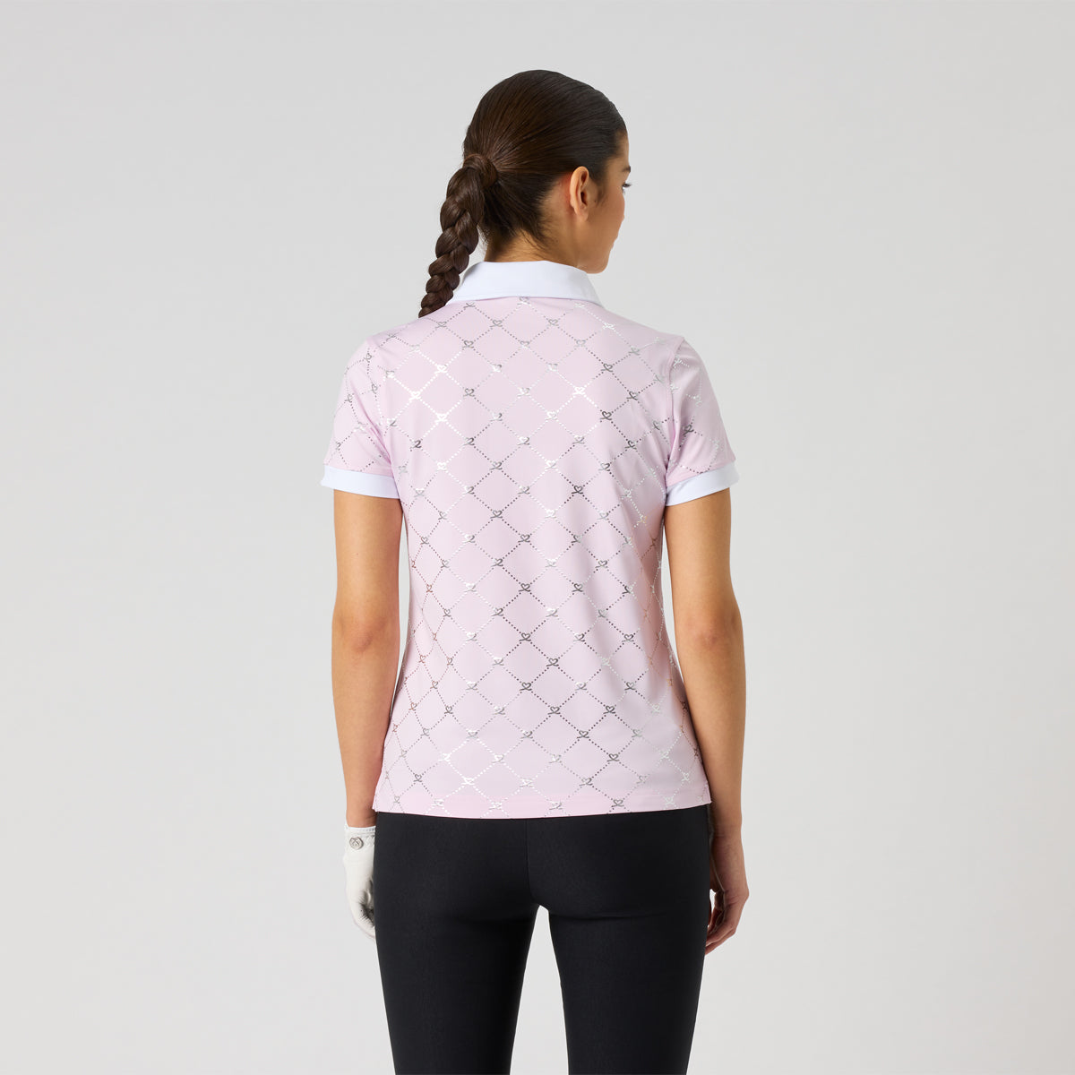 Daily Sports Foil Printed SS polo - Dame