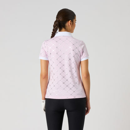 Daily Sports Foil Printed SS polo - Dame