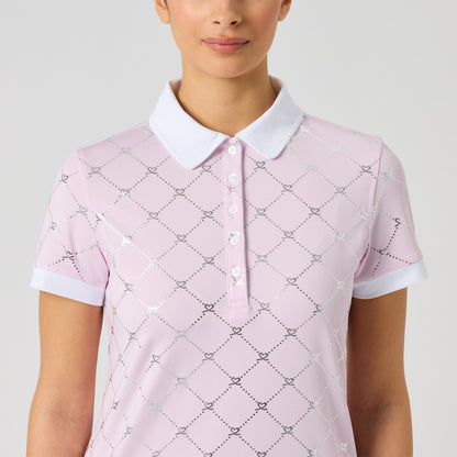 Daily Sports Foil Printed SS polo - Dame