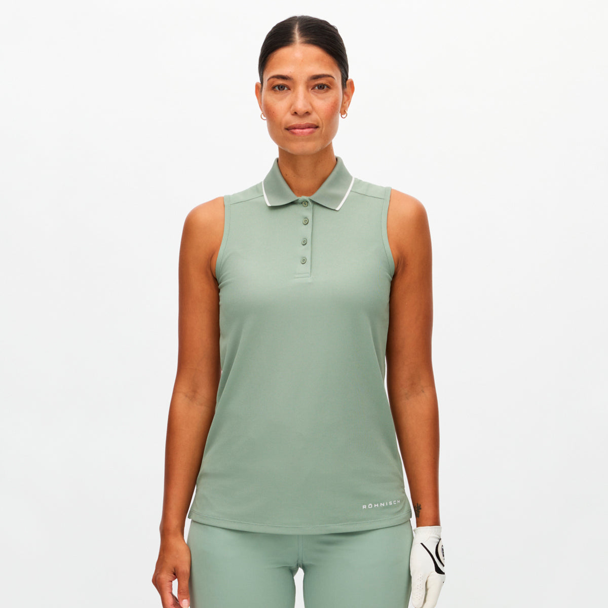 Röhnisch Miriam SL polo for women, featuring a stylish design and comfortable fit, displayed in a vibrant color.