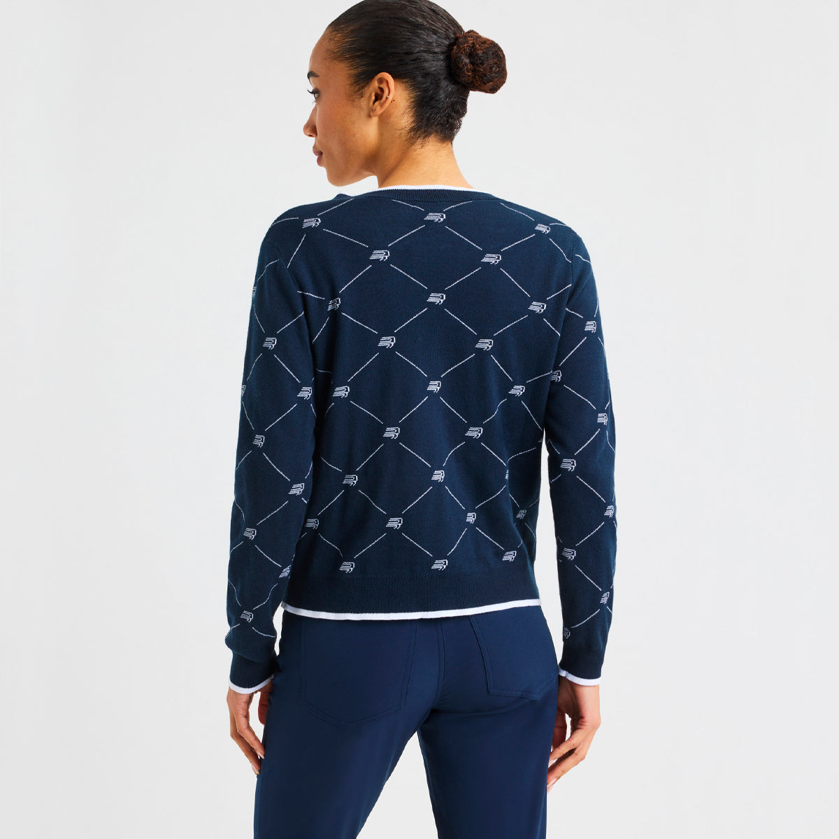 Röhnisch R Logo cardigan - dame