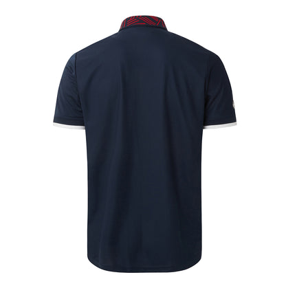 Cross Collar Block polo