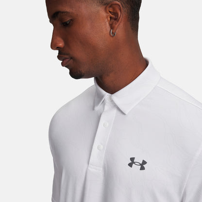 Under Armour Playoff 3.0 Printed polo - Hvid - Golf Experten A/S