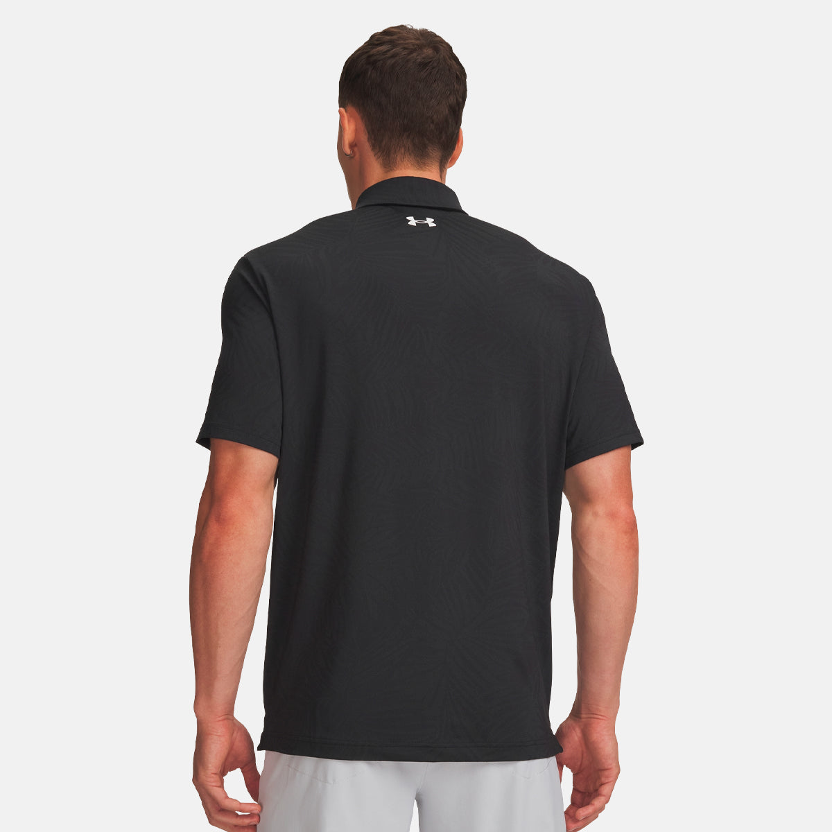 Under Armour Playoff Jacquard polo - Sort - Golf Experten A/S