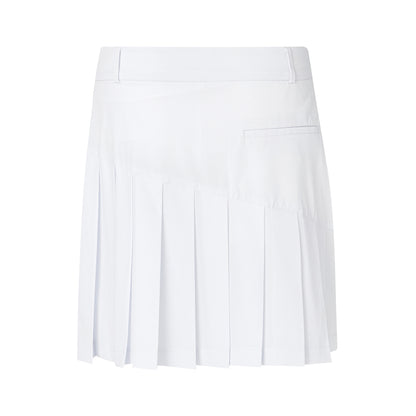 Cross Solid Pleat skort 45 cm. - Dame
