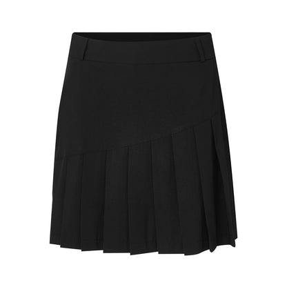 Cross Solid Pleat skort 45 cm. - Dame
