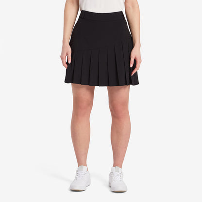 Cross Solid Pleat skort 45 cm. - Dame