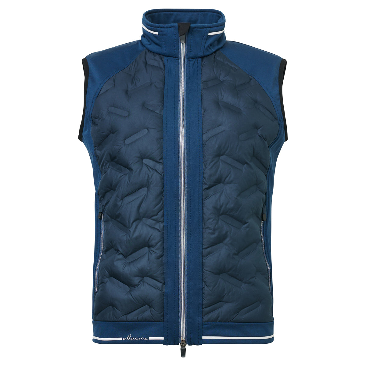 Abacus Grove Hybrid vest til damer med blå og sorte farver, let og funktionel design, velegnet til udendørs brug