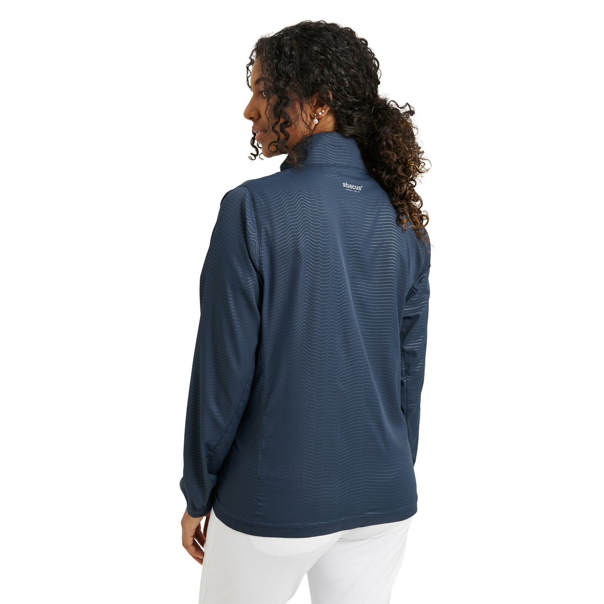 Abacus Lanark Classic vindjakke til damer, windstopper materiale, viser den stilfulde jakke foran.