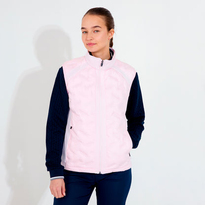 Abacus Portrush Hybrid vest for women, featuring a stylish design and lightweight fabric, ideal for outdoor activities.