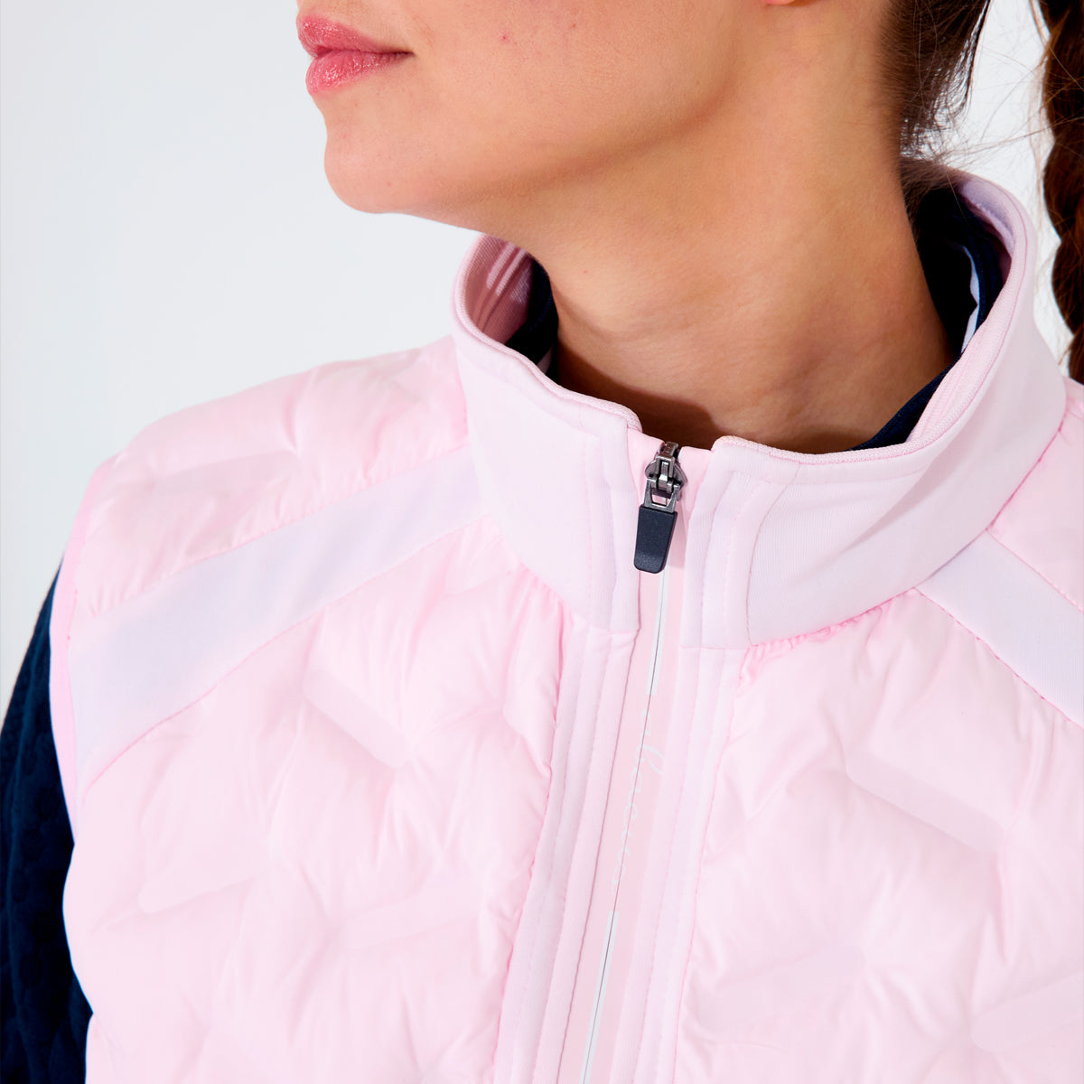 Abacus Portrush Hybrid vest for women, featuring a stylish design and lightweight material, ideal for outdoor activities.