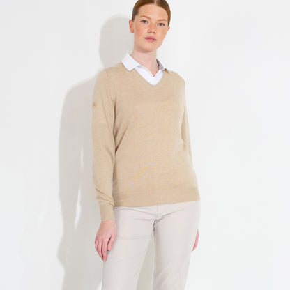 Abacus Liffin V-hals pullover - Dame