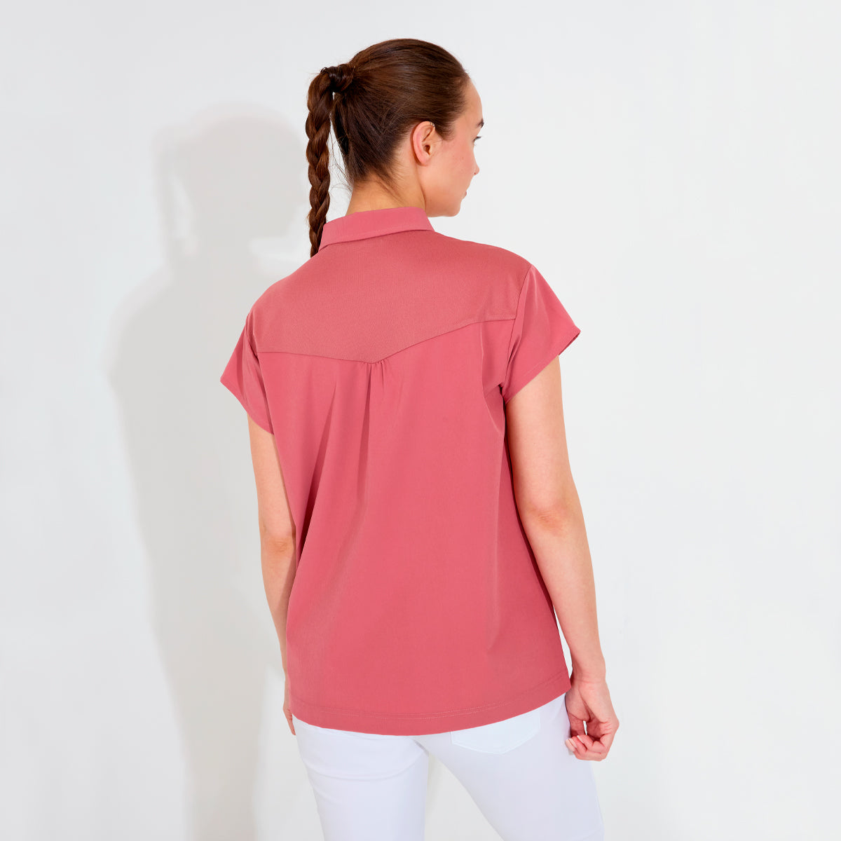 Abacus Manga Loosefit Cupsleeve polo - Dame