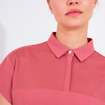Abacus Manga Loosefit Cupsleeve polo - Dame