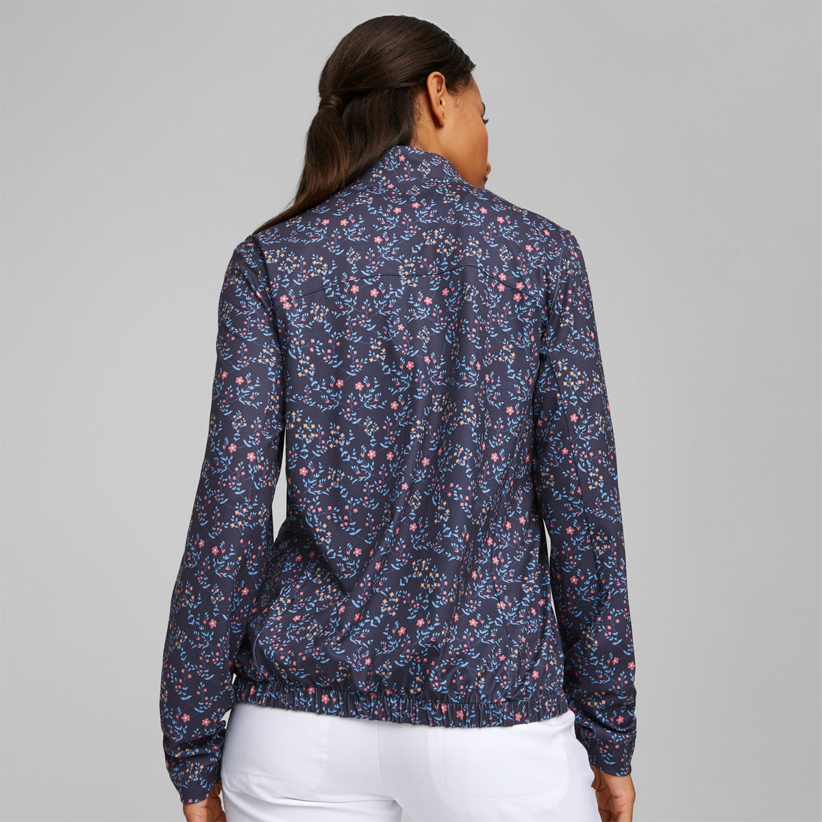 Puma Cloudspund Floral 1/4-zip midlayer - Dame