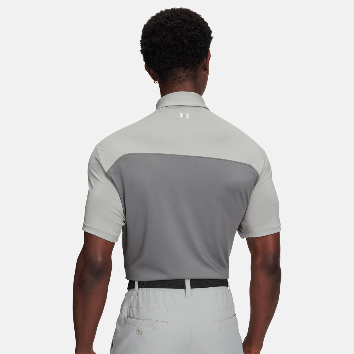 Under Armour T2G Colorblock polo - Grå/grøn - Golf Experten A/S