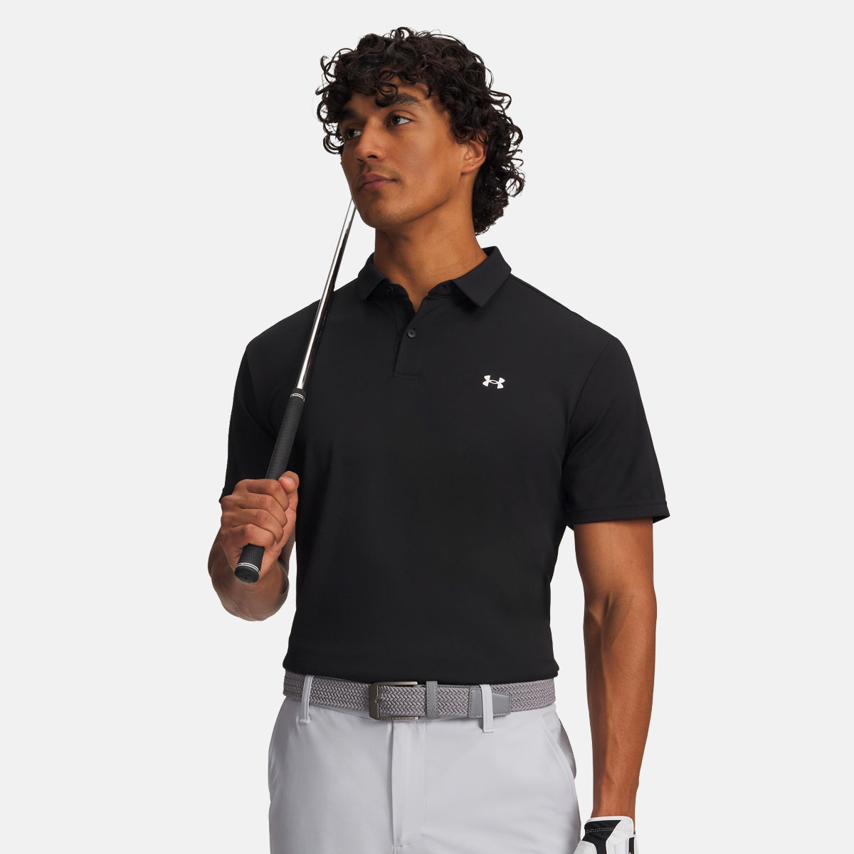 Under Armour T2G Pique polo - Sort - Golf Experten A/S