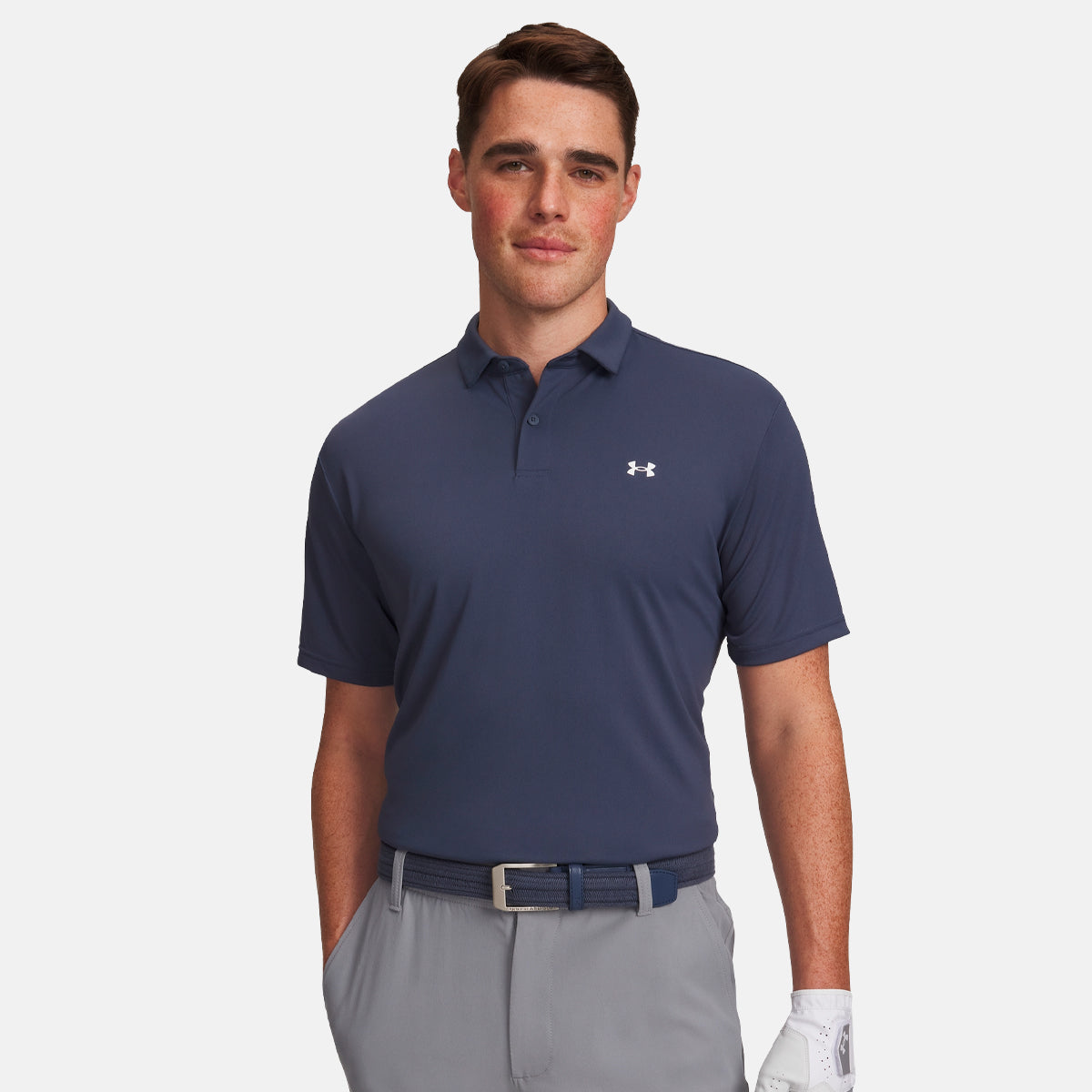 Under Armour T2G Pique polo - Mørkegrå - Golf Experten A/S