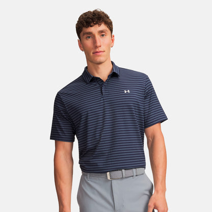 Under Armour T2G Printed polo - Navy/hvid