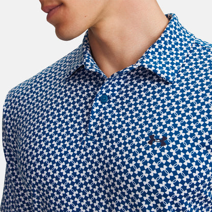 Under Armour T2G Printed polo - Blå/navy - Golf Experten A/S