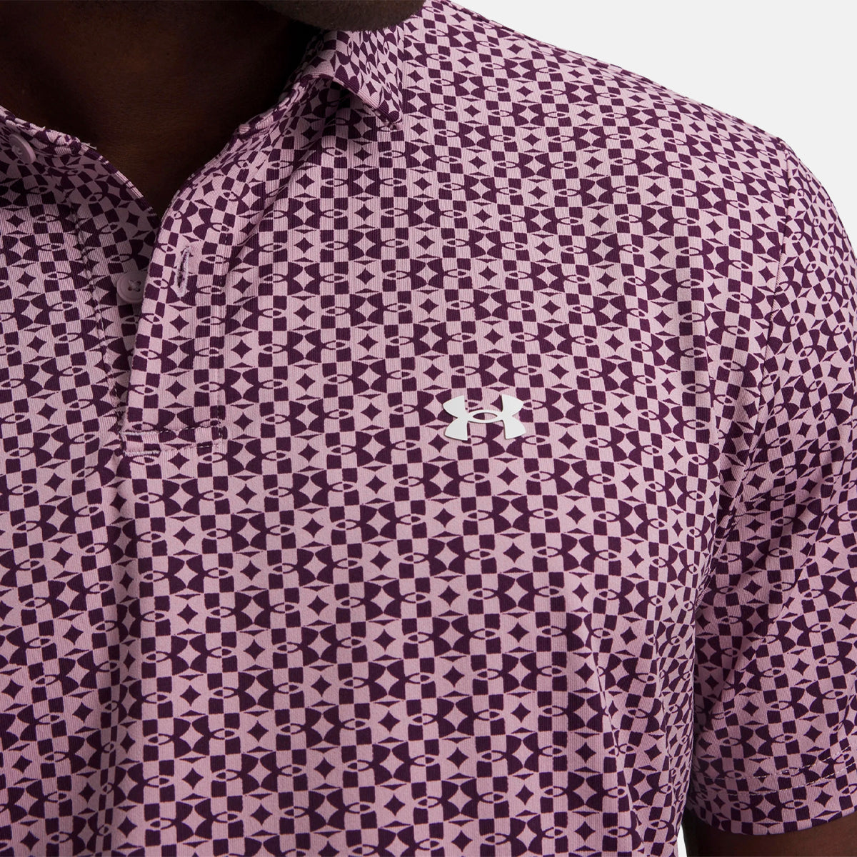 Under Armour T2G Printed polo - Pink/purple