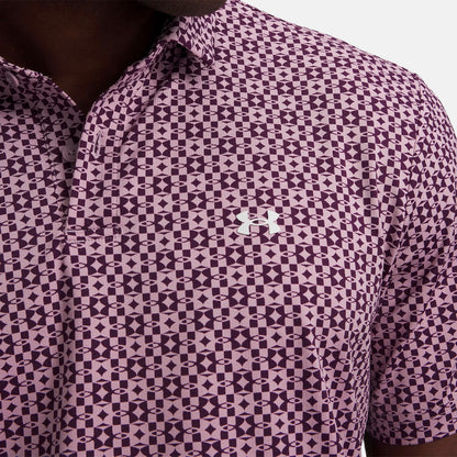 Under Armour T2G Printed polo - Pink/purple