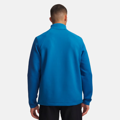 Under Armour Drive Midlayer 1/4 zip - Blå/hvid