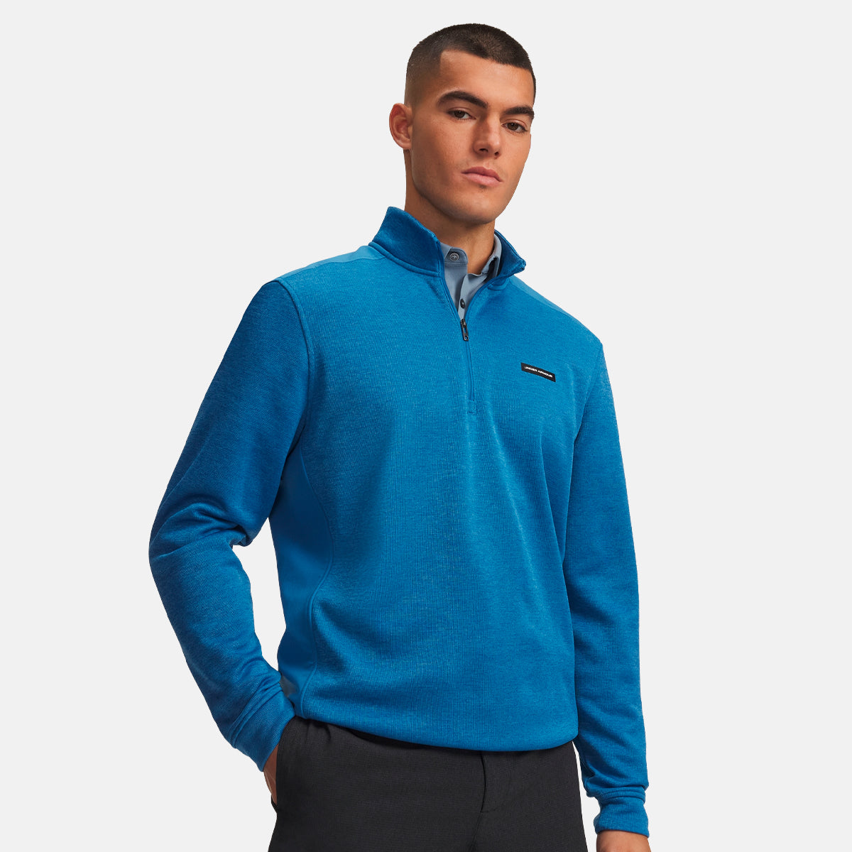 Under Armour Hybrid Sweaterfleece - Blå