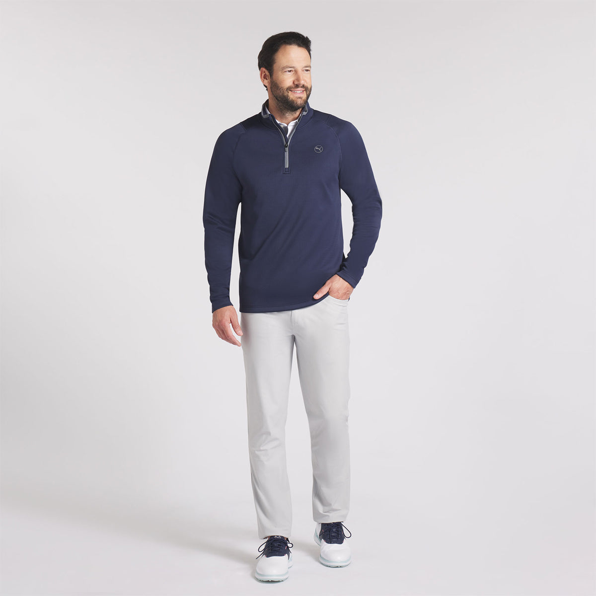 Puma Waffle Fleece ¼-zip