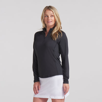 Puma You-V Solid ¼-zip - Dame