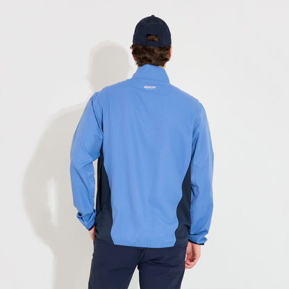 Abacus Lanark Classic vindjakke til herre, windstopper materiale, vises i sort med justerbare detaljer.