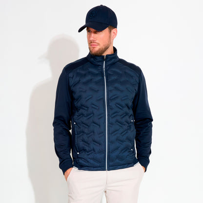 Abacus Portrush hybridjakke for men, featuring a stylish windstopper design in a modern fit.