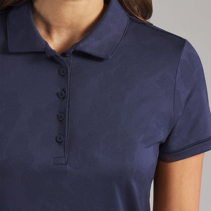 Puma Floral Lace Jacquard polo - Dame