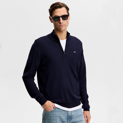 J.Lindeberg Kiyan Quarter Zip sweater - Navy