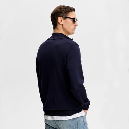J.Lindeberg Kiyan Quarter Zip sweater - Navy