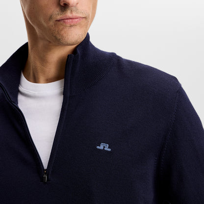 J.Lindeberg Kiyan Quarter Zip sweater - Navy