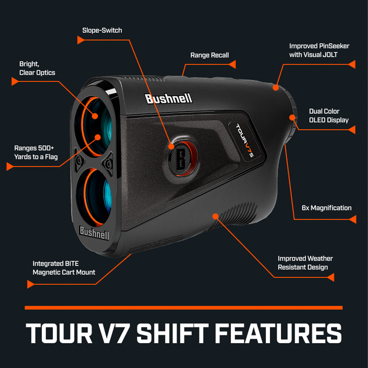 Bushnell Tour V7 Shift Afstandsmåler