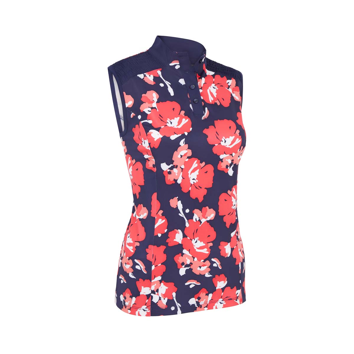 Callaway Large Scale Floral SL Polo - Dame