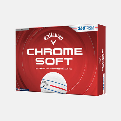 Callaway Chrome Soft 360 Triple Track - Hvid - Golf Experten A/S