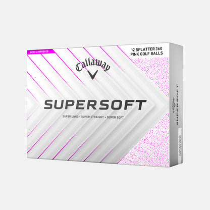 Callaway Supersoft Splatter - Pink - Golf Experten A/S