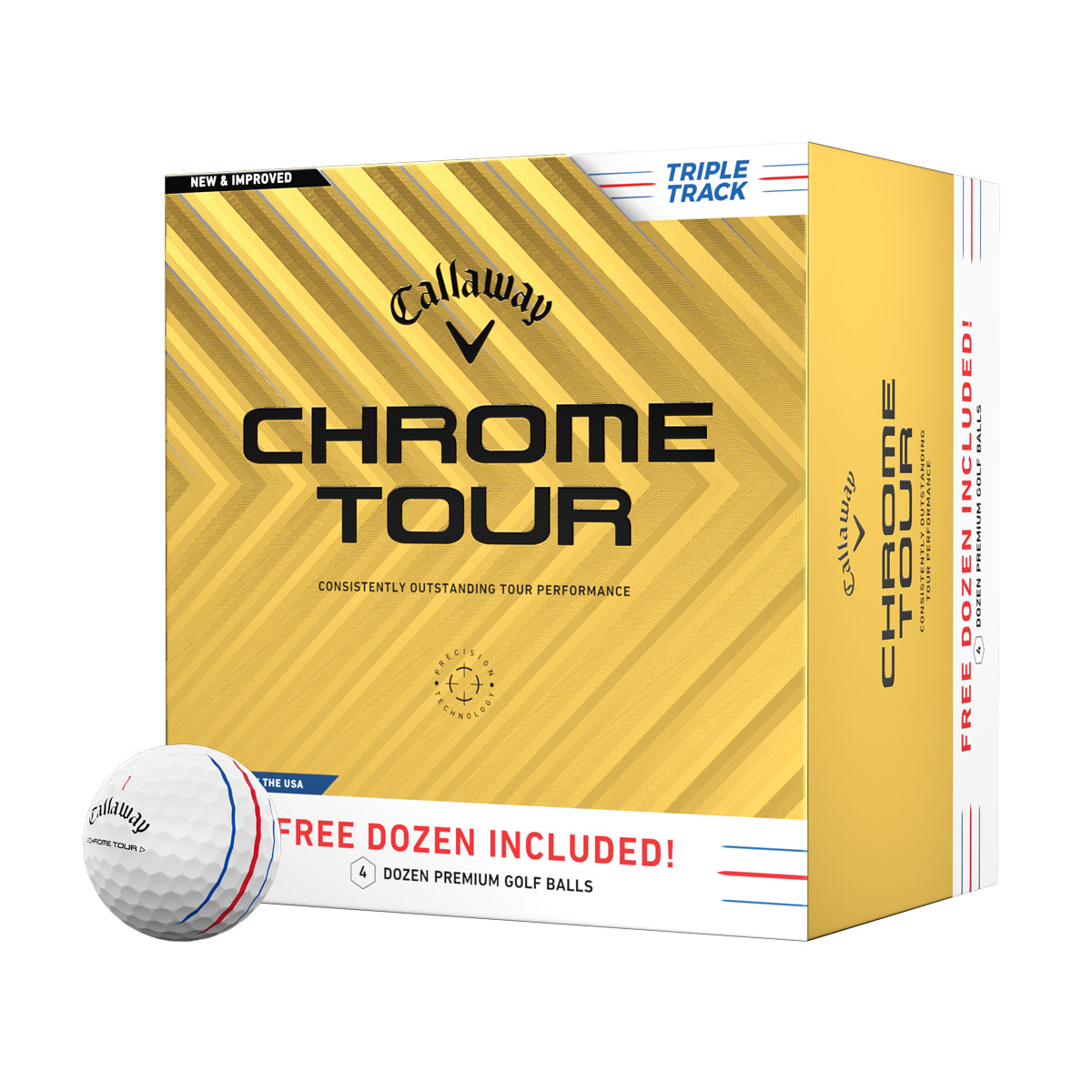Callaway Chrome Tour Triple Track - 4 dusin – Golf Experten A/S