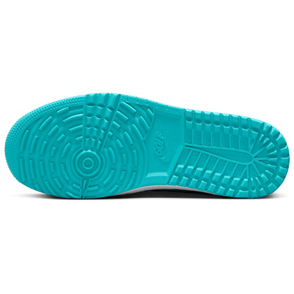 Nike Air Jordan 1 Low G - Grå/Turkis