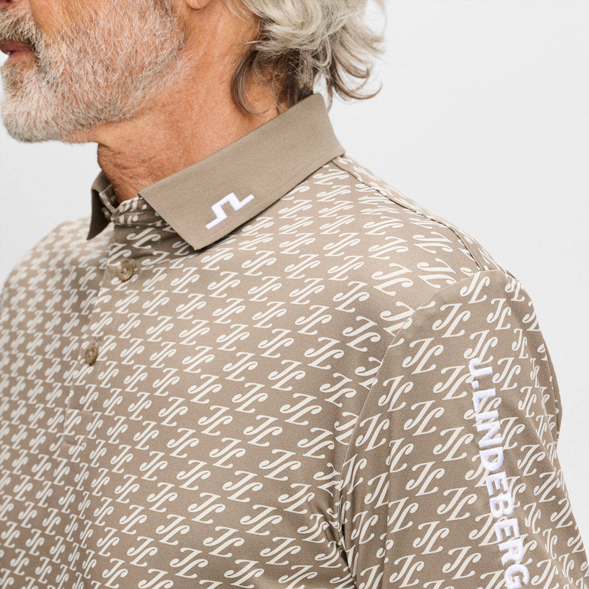 J.Lindeberg Tour Tech Print polo